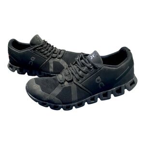 ON Running Womens Cloud Mesh Black Trainers W8